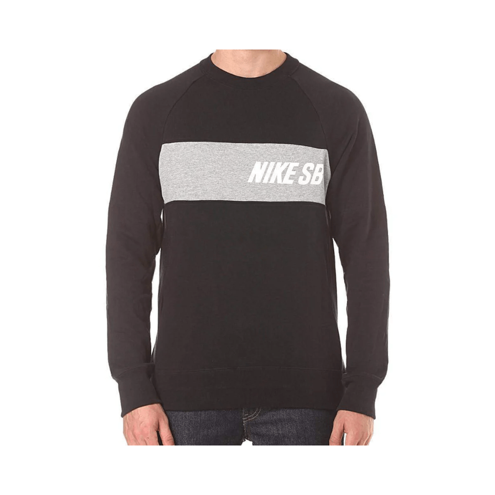 Nike SB Everett Graphic Crewneck FT Black - 50-50 Skate Shop