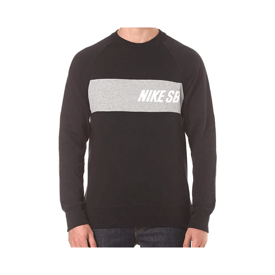 Nike SB Everett Graphic Crewneck FT Black - 50-50 Skate Shop