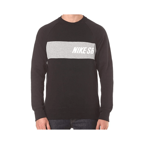 Nike SB Everett Graphic Crewneck FT Black - 50-50 Skate Shop