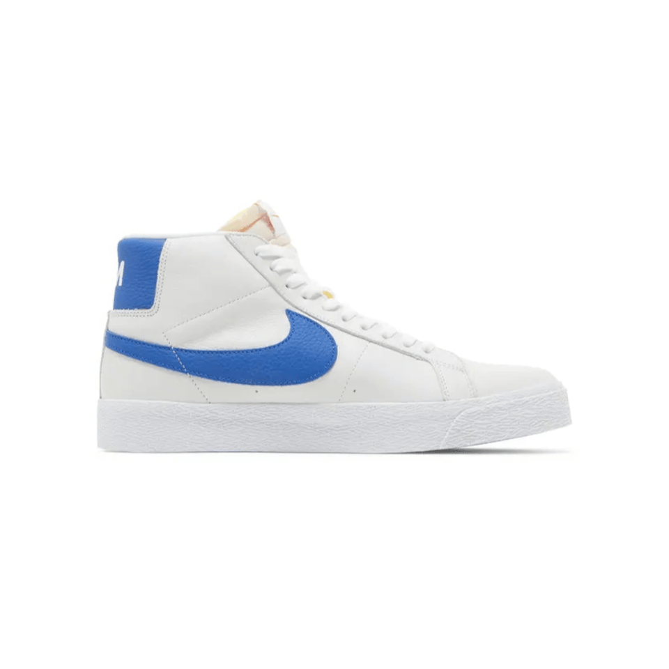 Nike SB Zoom Blazer Mid ISO White Blue - 50-50 Skate Shop