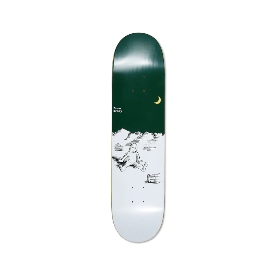 Polar Skateboard Deck Dane Brady Failure 8.375" x 32.12" Green 14.375" WB - 50-50 Skate Shop