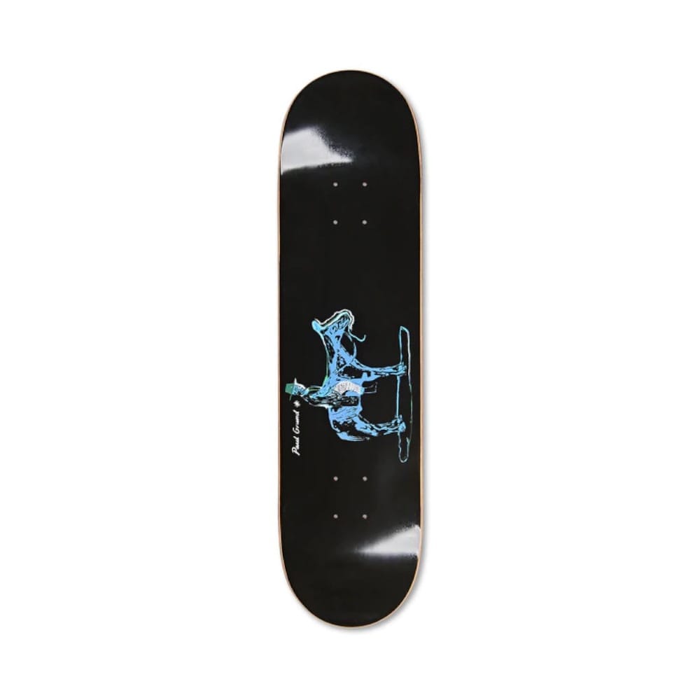 Polar Skateboard Deck Rider Paul Grund 8.125" x 32" Black 14.25" WB