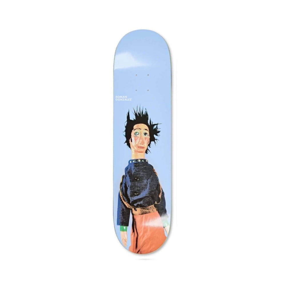 Polar Skateboard Deck Roman Gonzalez Lorca 8.5" x 32.125" Blue 14.5" WB