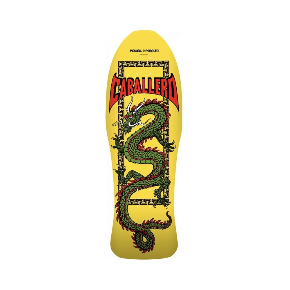 Powell Peralta Deck Cab Chinese Dragon 10.0" x 30" Yellow