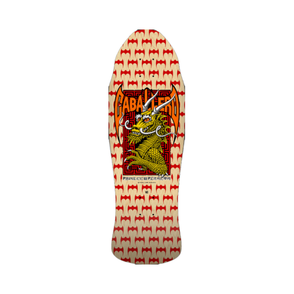 Powell Peralta Skateboard Deck Cab Street Dragon Natural 9.625" x 29.75"