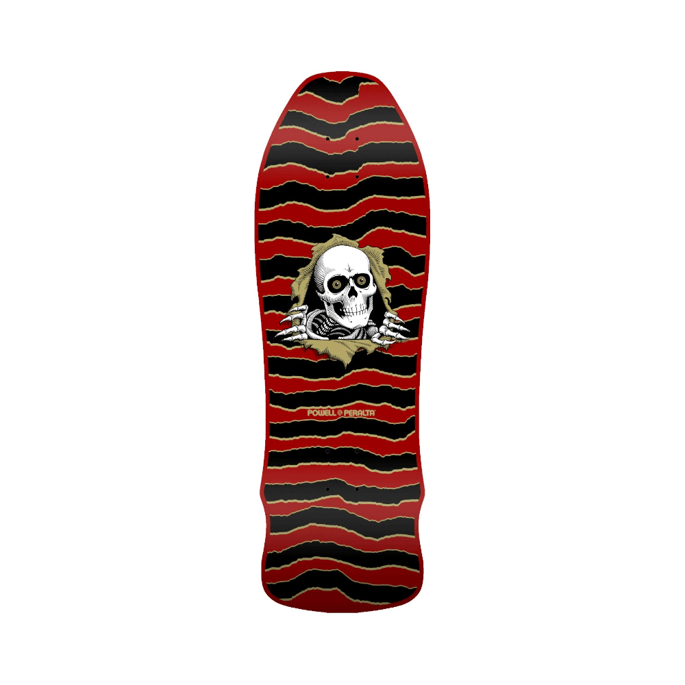 Powell Peralta Skateboard Deck Ripper Geegah 9.75" x 30" Maroon