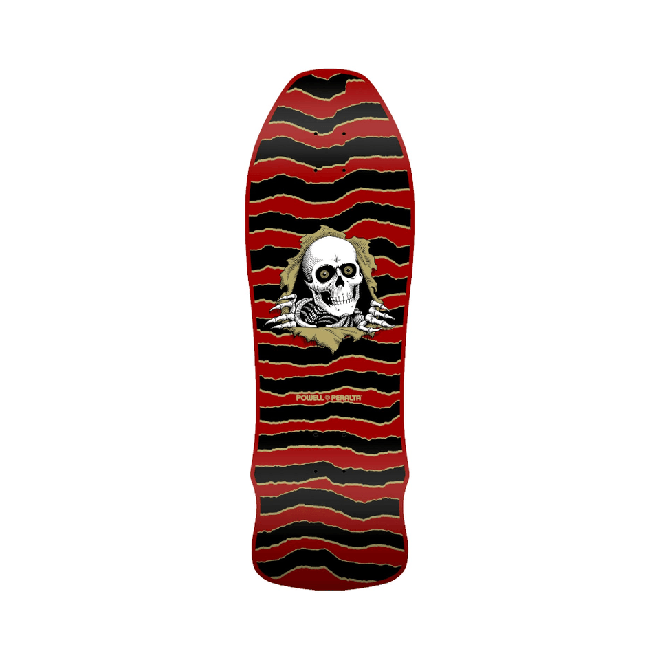 Powell Peralta Skateboard Deck Ripper Geegah 9.75" x 30" Maroon