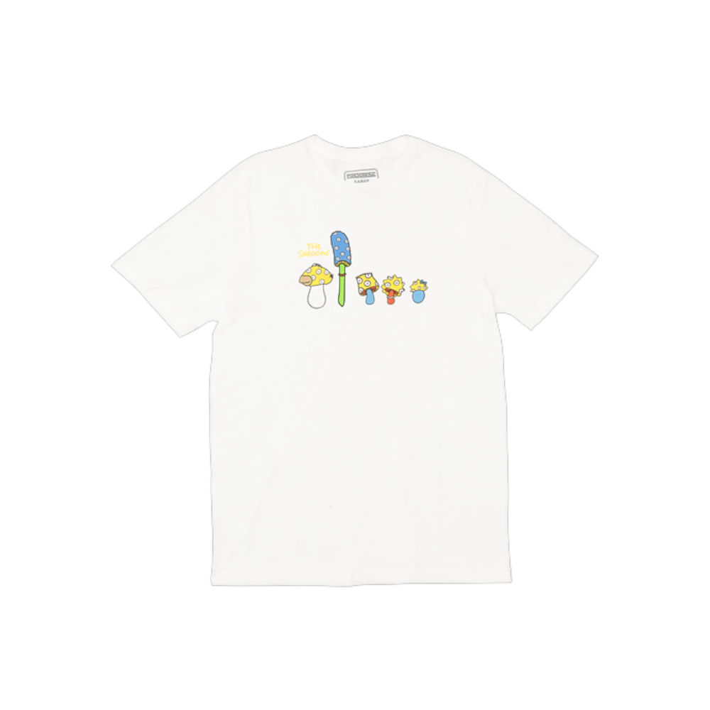 Psockadelic The Shrooms Tee White - 50-50 Skate Shop