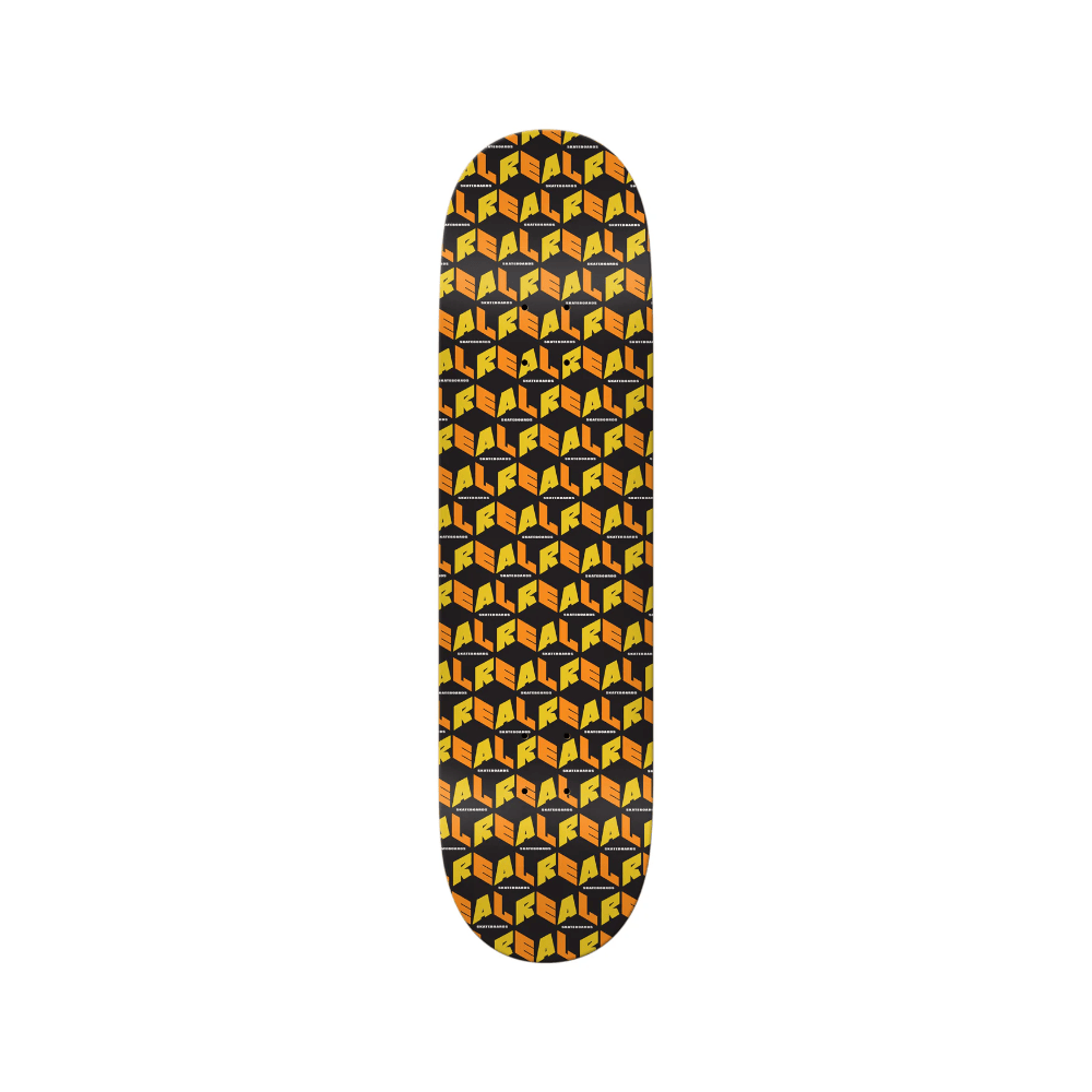 Real Skateboard Deck PP City Blocks 8.25" x 32" 14.38" WB - 50-50 Skate Shop