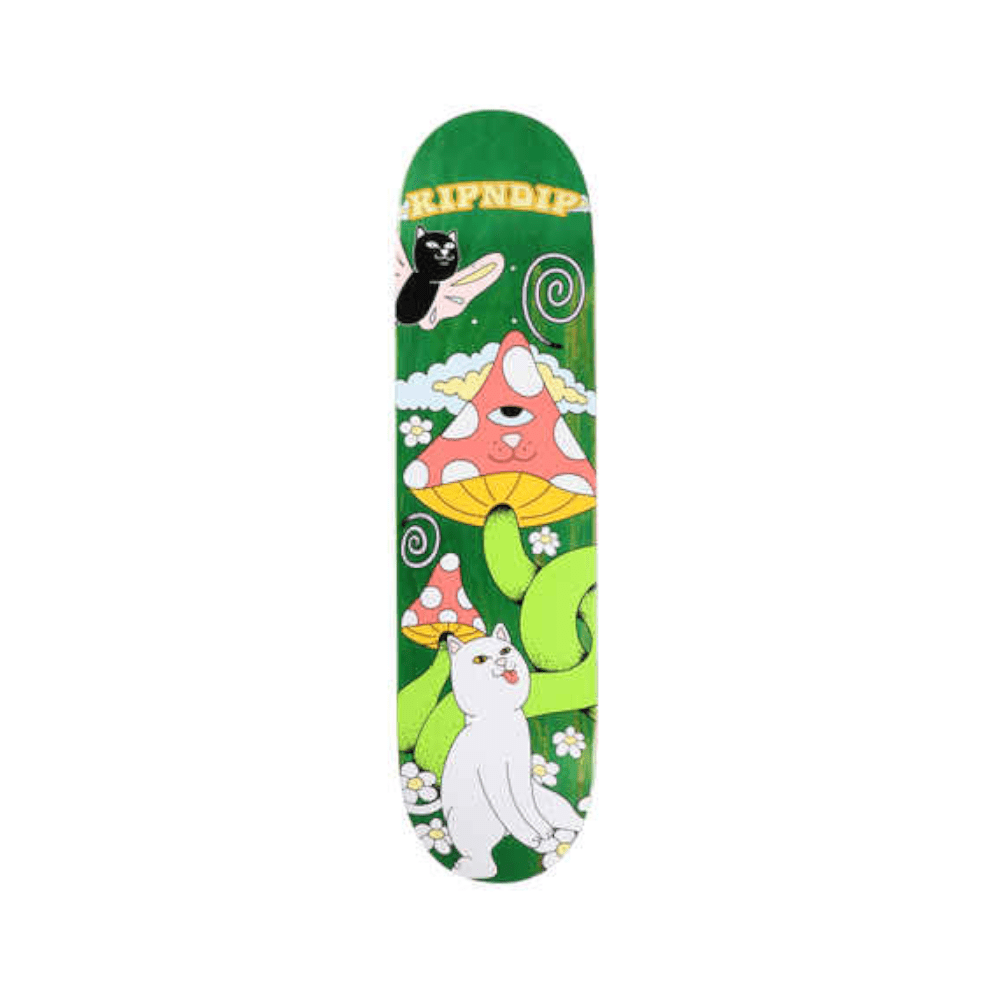 Ripndip Skateboard Deck Cloud 69 8.5" x 32.25" Green 14.5" WB - 50-50 Skate Shop