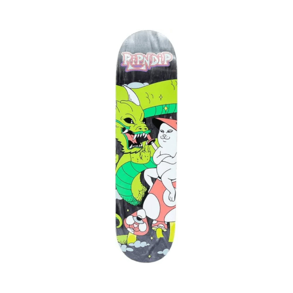 Ripndip Skateboard Deck Sensai 8.0" x 32" Black 14.25" WB - 50-50 Skate Shop