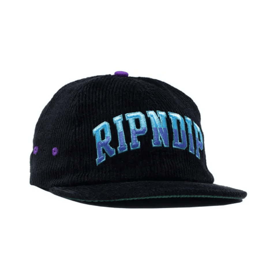 Ripndip Team Spirit 5 Panel Hat Black - 50-50 Skate Shop