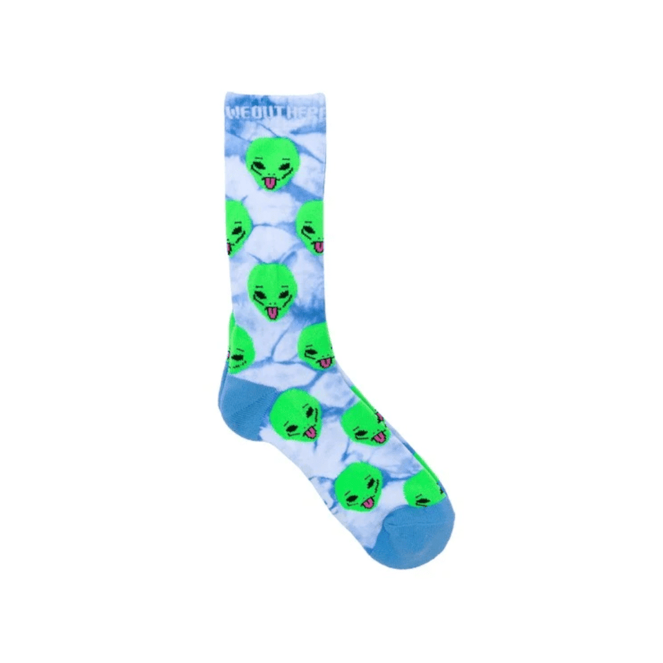 Ripndip We Out Here Socks Aqua - 50-50 Skate Shop