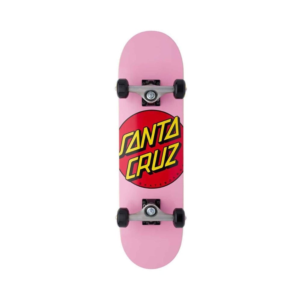 Santa Cruz Skateboard Complete Classic Dot Micro 7.5" x 28.25" Pink