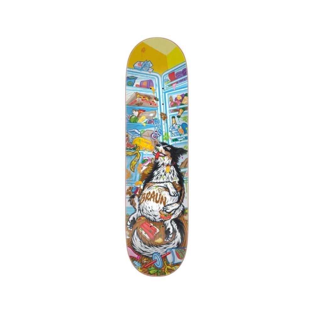 Santa Cruz Skateboard Deck Braun Munchies Everslick 8.25" x 31.8" Multi 14.1875" WB