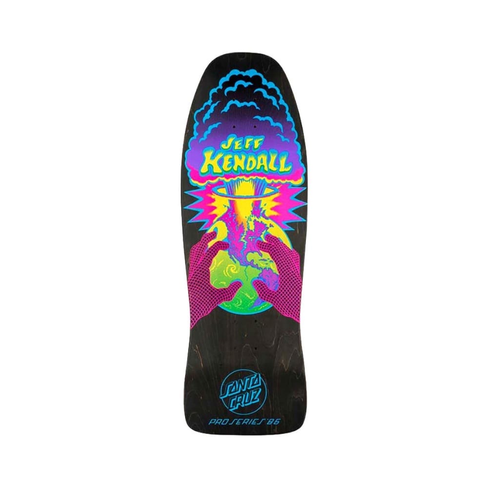 Santa Cruz Skateboard Deck Jeff Kendall End Of The World Reissue 10" x 29.7" Black 15" WB