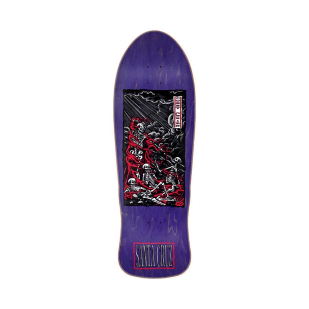 Santa Cruz Skateboard Deck O'Brien Purgatory Reissue 9.85" x 30" Purple 15" WB