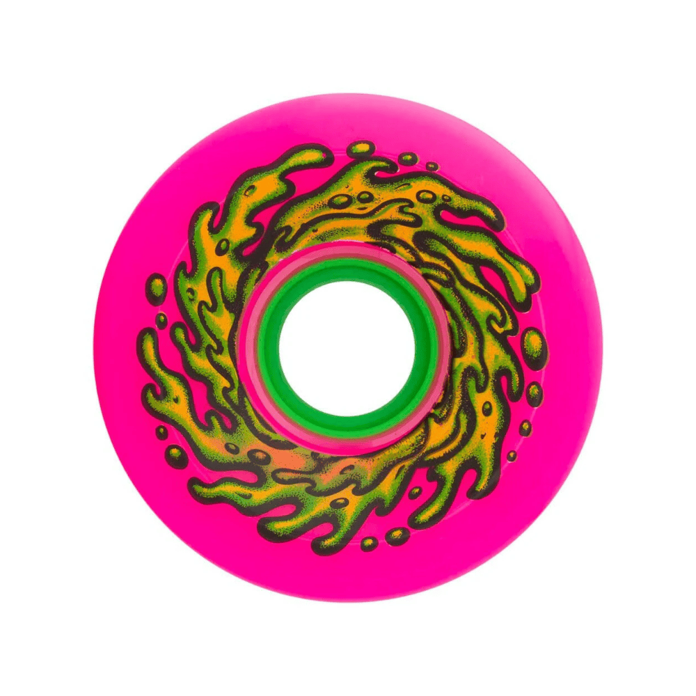 Santa Cruz Skateboard Wheels OG Slime 66mm 78A Pink - Set of 4 - 50-50 Skate Shop