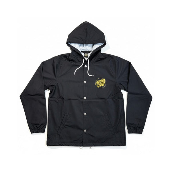 Santa Cruz Deadpool Hooded Coaches Jacket Black - 50-50 Skate Shop