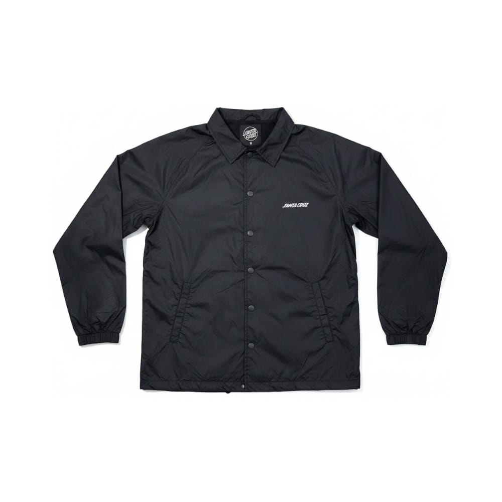 Santa Cruz Medusa Coach Spray Jacket Black - 50-50 Skate Shop