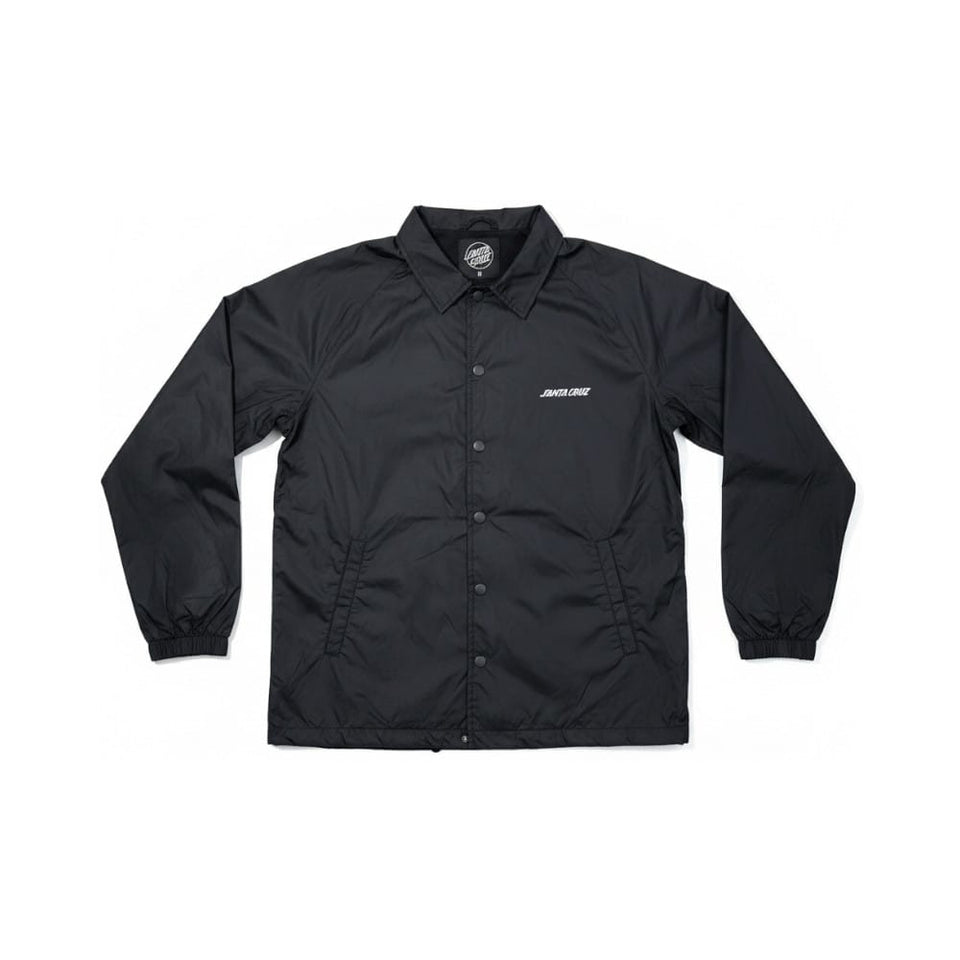 Santa Cruz Medusa Coach Spray Jacket Black - 50-50 Skate Shop