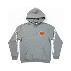 Santa Cruz Ringed Dot Pop Hoodie Grey Heather - 50-50 Skate Shop