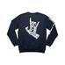 Santa Cruz Rock Hand Crewneck Black - 50-50 Skate Shop