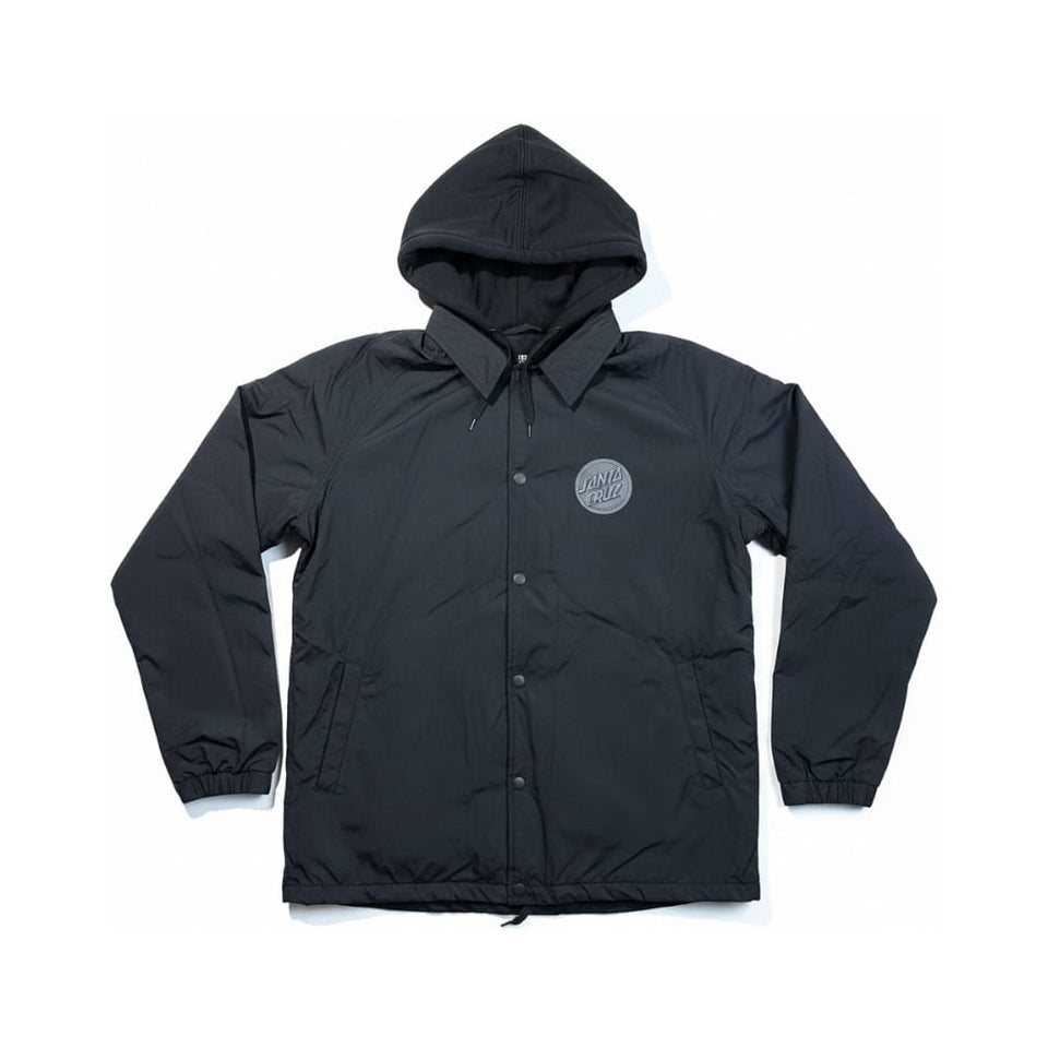 Santa Cruz Screaming Hand Coach Jacket Black - 50-50 Skate Shop