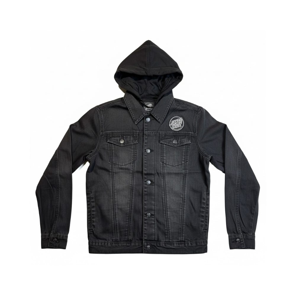 Santa Cruz Watsonville Denim Jacket Black - 50-50 Skate Shop