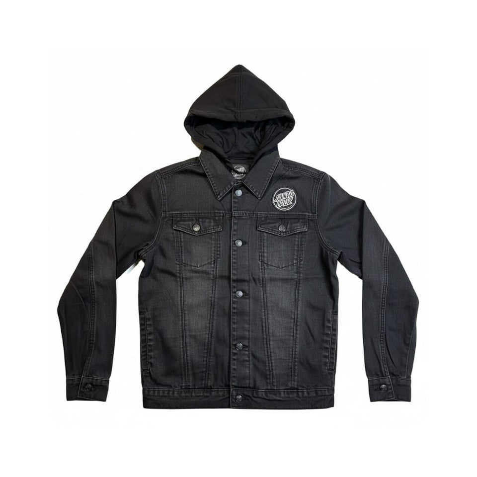 Santa Cruz Watsonville Denim Jacket Black - 50-50 Skate Shop