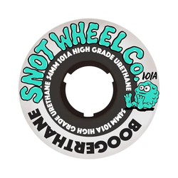 Snot Wheel Co Boogerthane 54mm 101a White Black - 50-50 Skate Shop