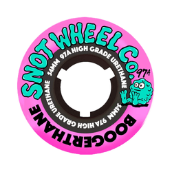 Snot Wheel Co Boogerthane 54mm 97a Pink Black - 50-50 Skate Shop