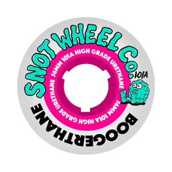 Snot Wheel Co Boogerthane 56mm 101a White Pink - 50-50 Skate Shop