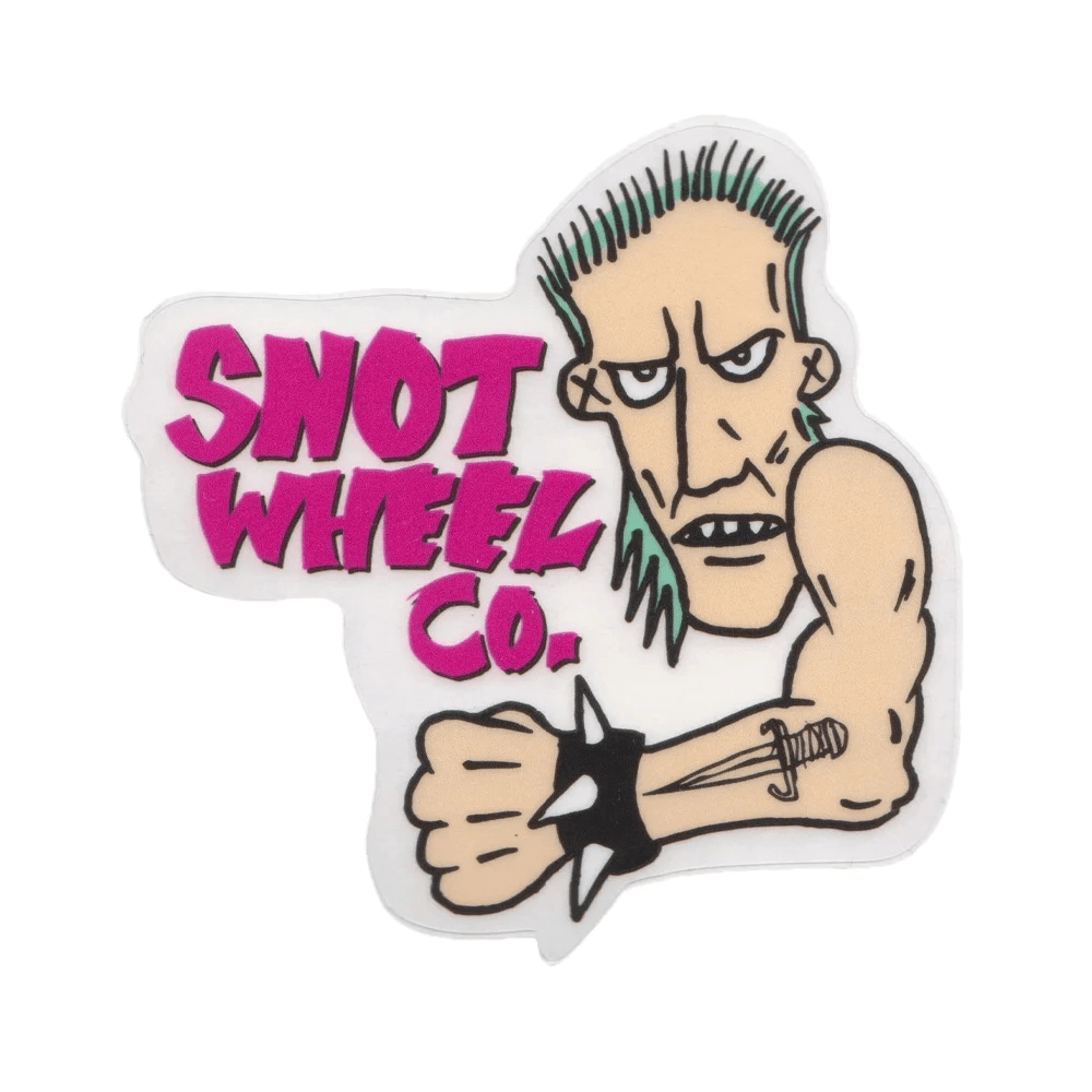 Snot Wheel Co Dead Boi Sticker (Sold Individually) - 50-50 Skate Shop
