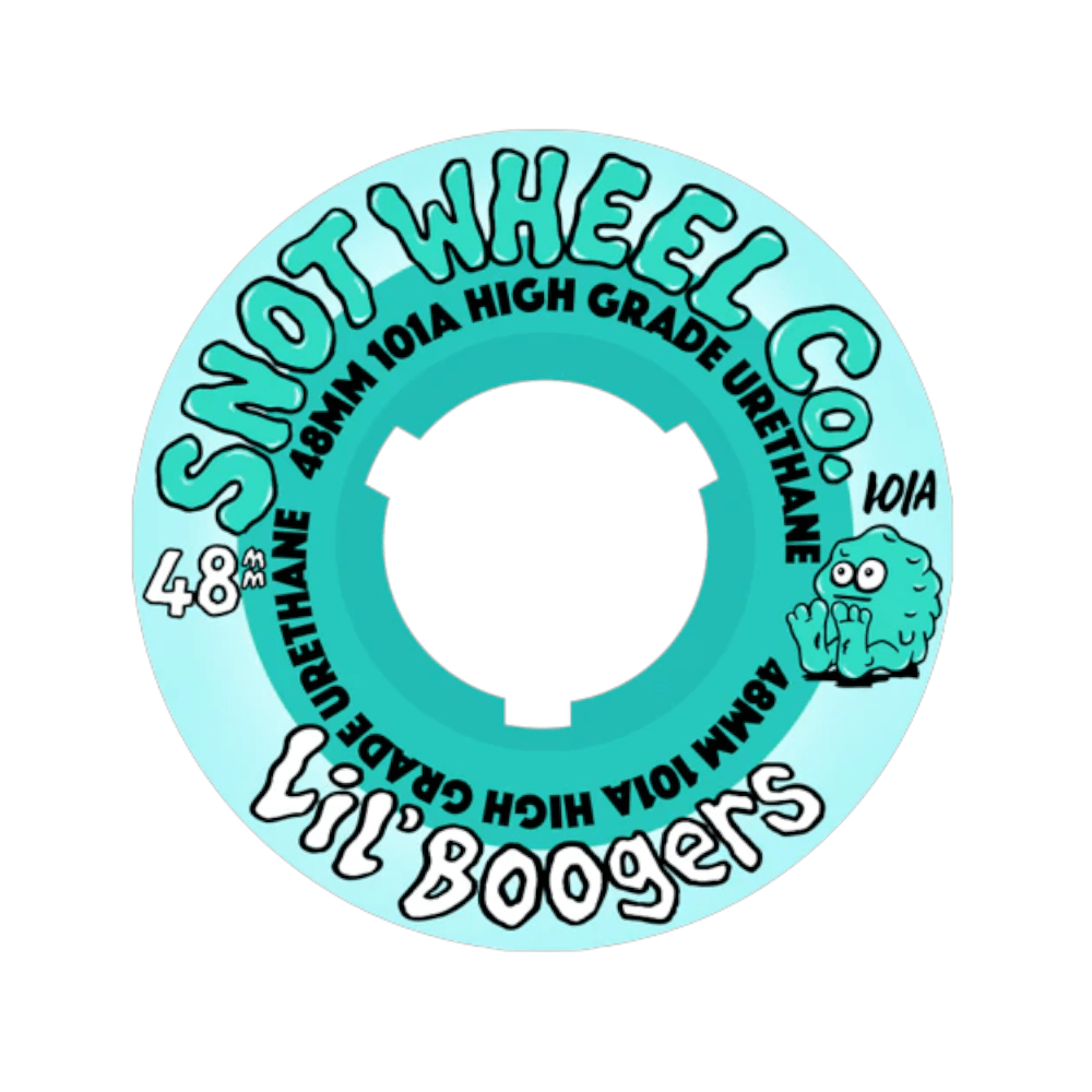 Snot Wheel Co Lil Boogers 48mm 101a Teal - 50-50 Skate Shop