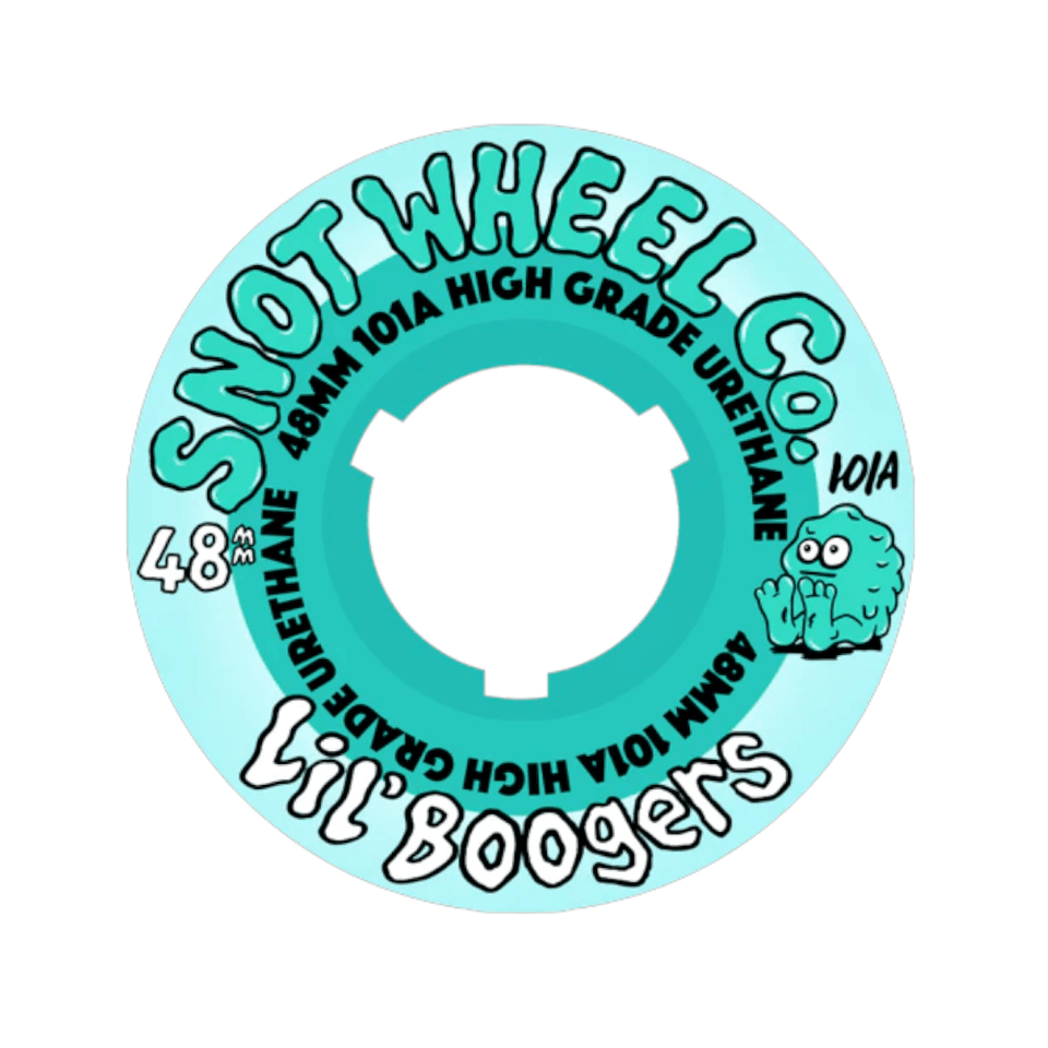 Snot Wheel Co Lil Boogers 48mm 101a Teal - 50-50 Skate Shop
