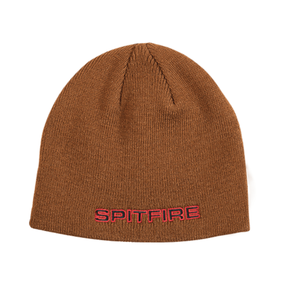 Spitfire Skate Beanie Classic 87 Skully Brown - 50-50 Skate Shop