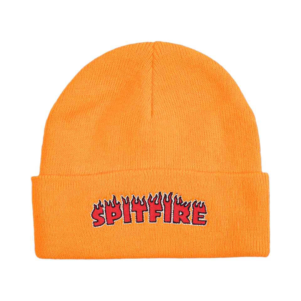 Spitfire Skate Beanie Flashfire Orange Red - 50-50 Skate Shop