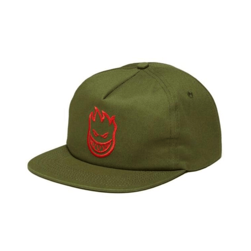 Spitfire Skate Cap Adjustable LIL Bighead Olive Red Black - 50-50 Skate Shop