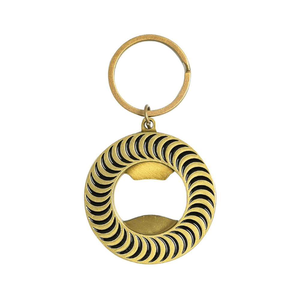 Spitfire Skate Keychain Classic Swirl Brass - 50-50 Skate Shop