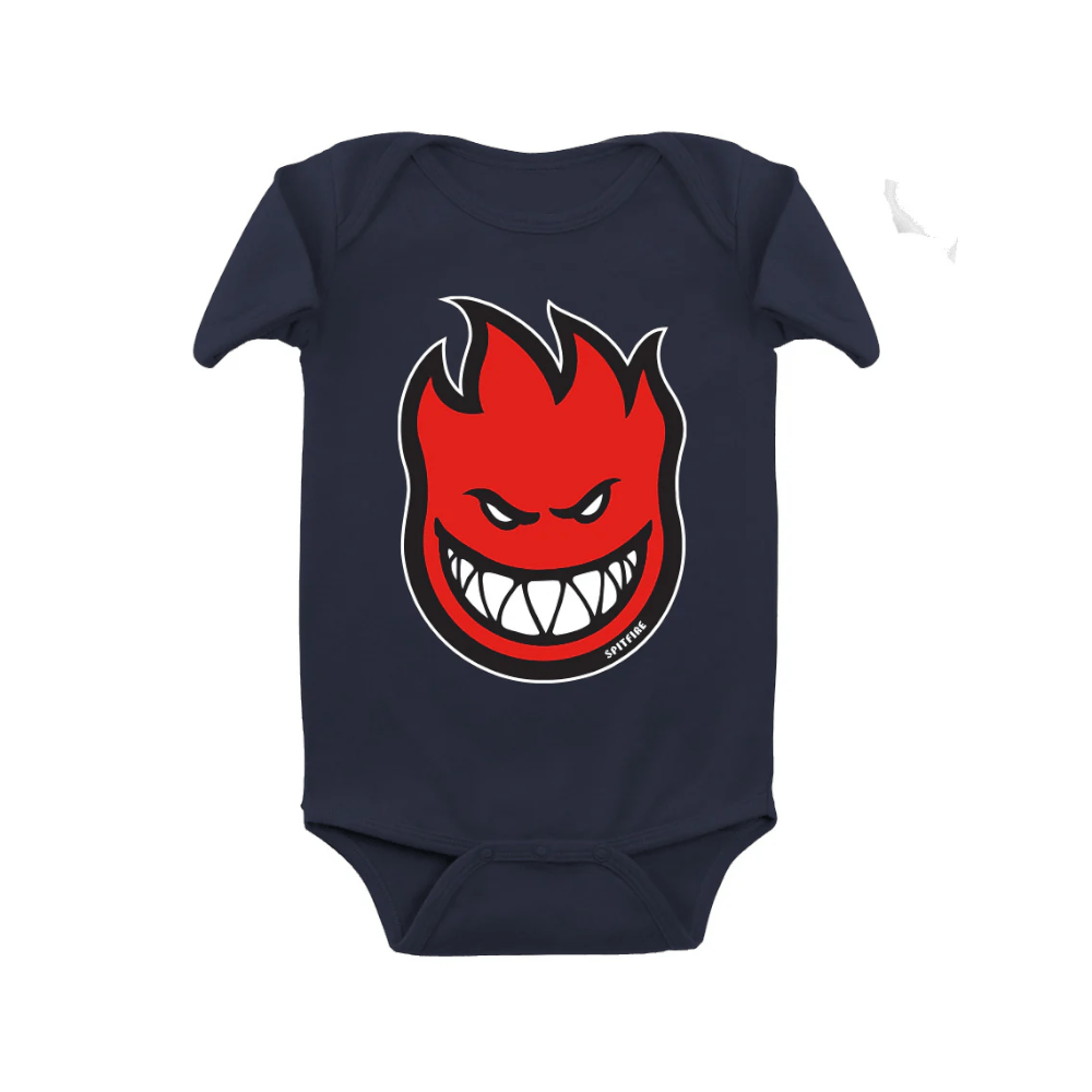 Spitfire Skate Toddler Onesie Bighead Fill Navy Red - 50-50 Skate Shop