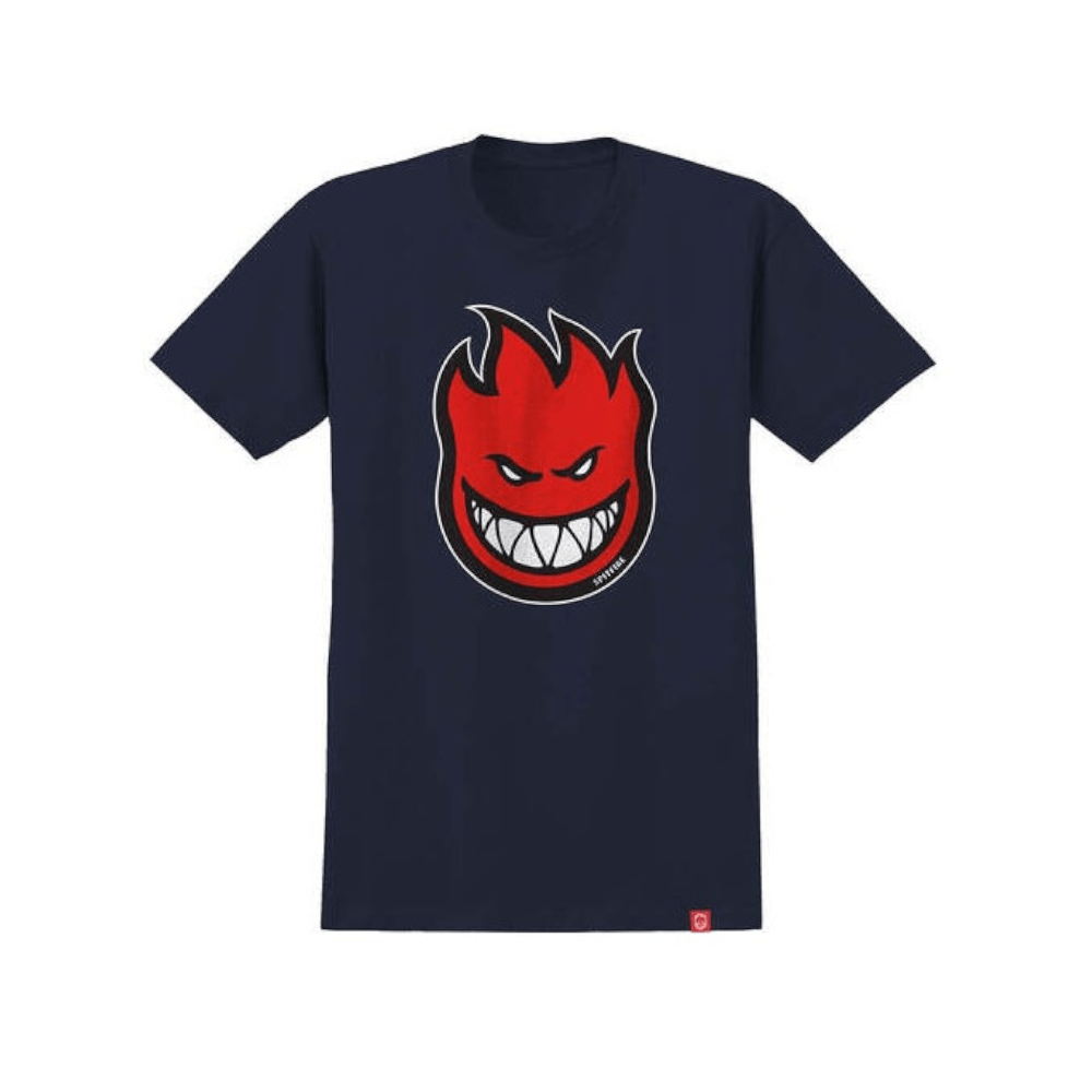 Spitfire Skate Toddler Tee Bighead Fill Navy Red - 50-50 Skate Shop