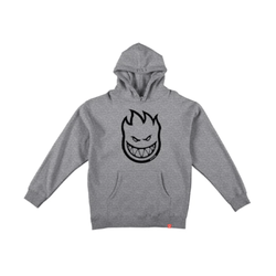 Spitfire Skate Youth Sweater Hoodie Bighead Heather Grey Black - 50-50 Skate Shop
