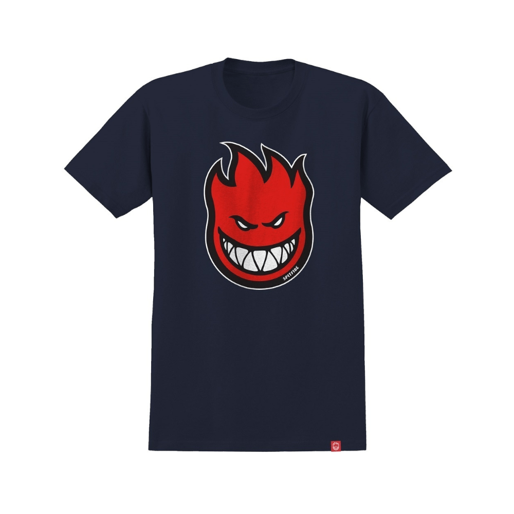Spitfire Skate Youth Tee Bighead Fill Navy Red - 50-50 Skate Shop