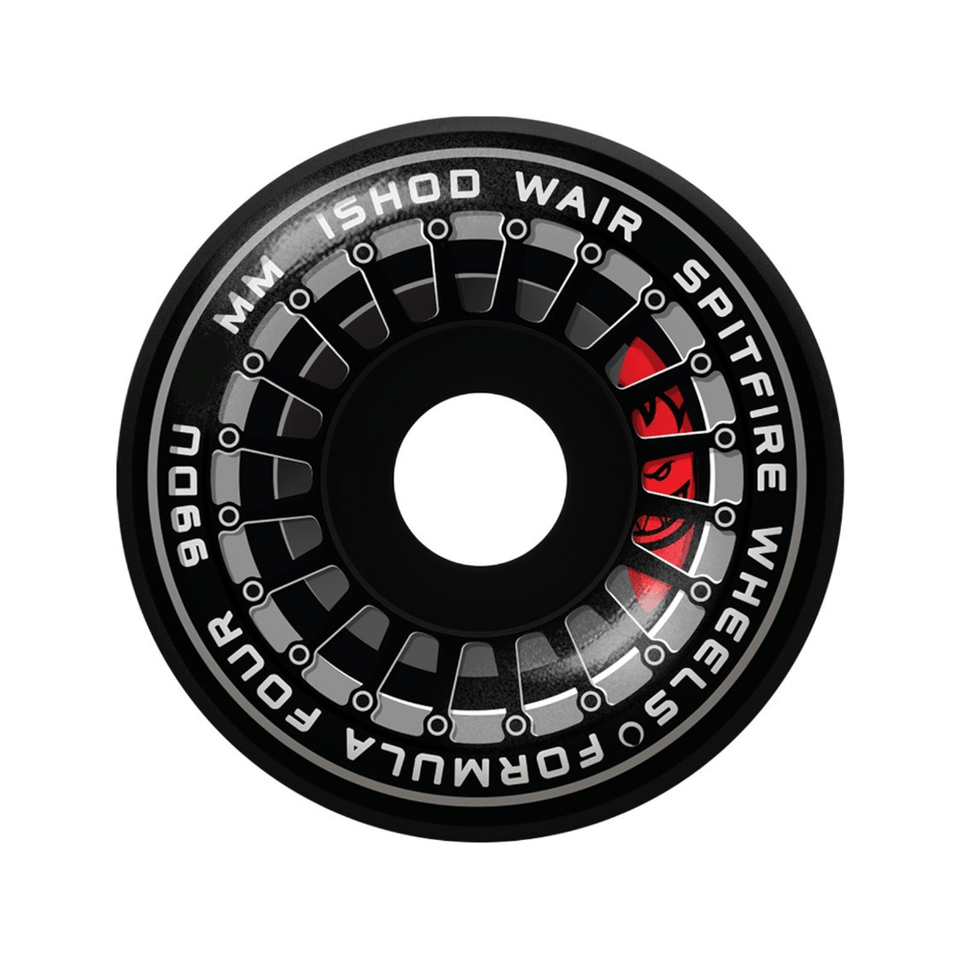Spitfire Skateboard Wheels F4 99D Ishod Burnout 55mm - Set of 4 - 50-50 Skate Shop
