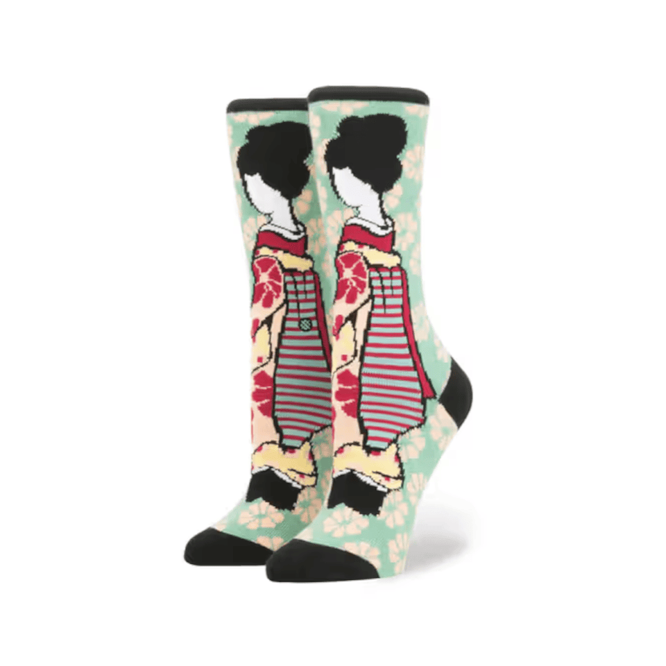 Stance x Rihanna Socks Geisha Green