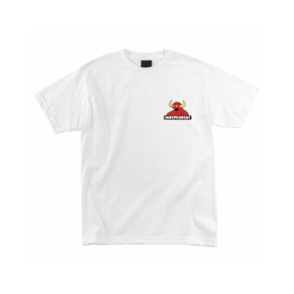Toy Machine x Independent Skate Mash Up Tee White - 50-50 Skate Shop