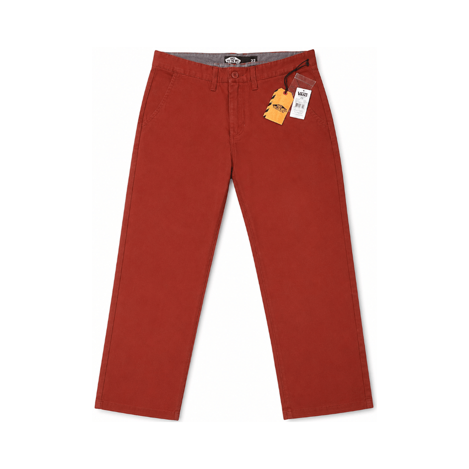 Vans Skate Pants Excerpt Chino Burgundy Slim Fit - 50-50 Skate Shop