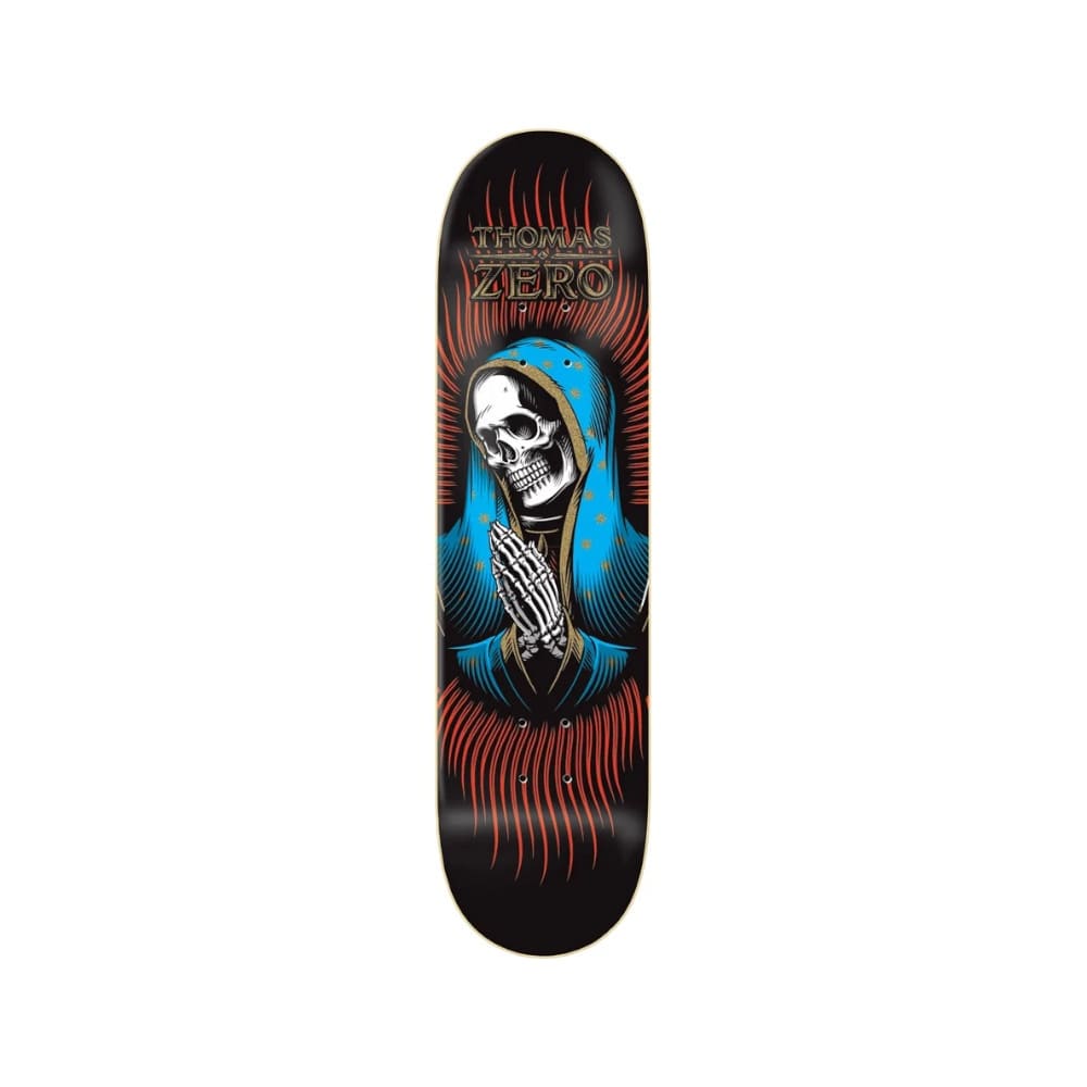 Zero Skateboard Deck Our Lady Thomas 8.25" x 31.9" Black 14.25" WB