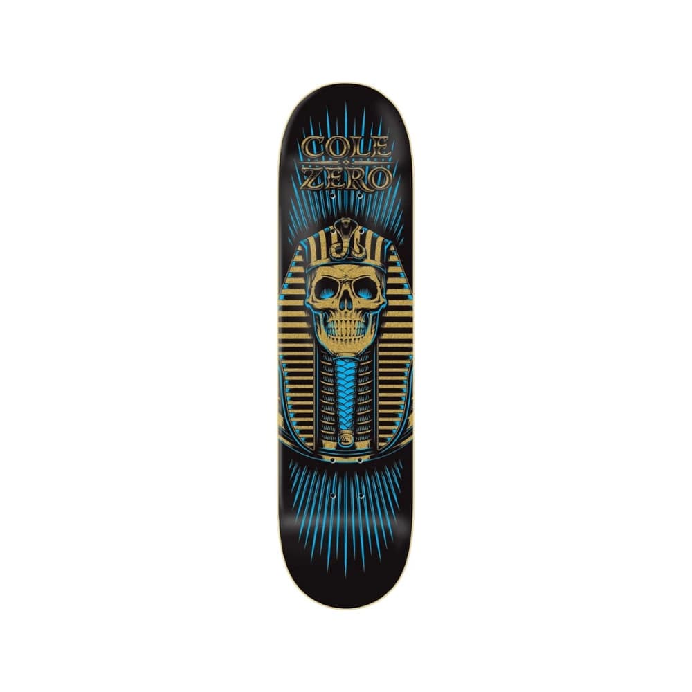 Zero Skateboard Deck Pharoah Cole 8.0" x 31.6" Black Blue 14" WB